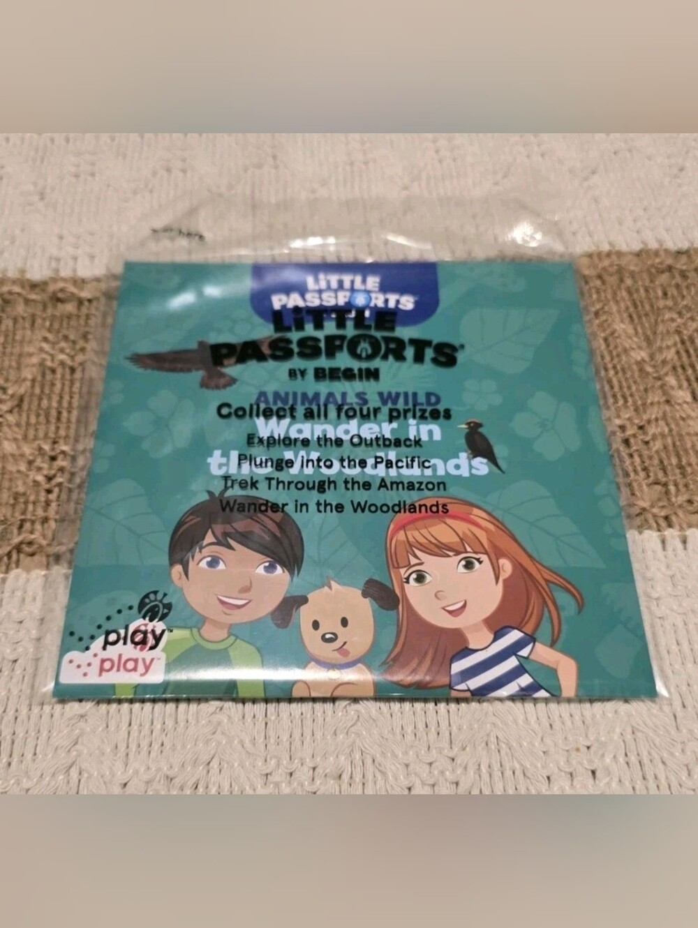 Chick-Fil-A 2025 Little Passports Animals Wild Wander in Woodlands. New Sealed!